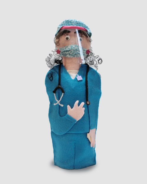 Nurse In Teal Scrubs